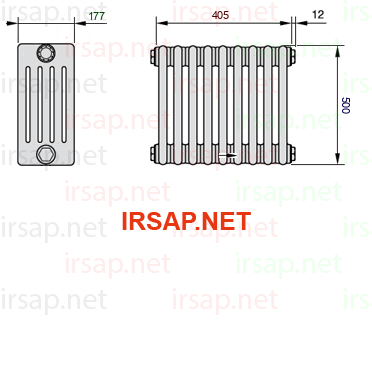 Радиатор IRSAP Tesi 50500/9 T14 CL 01